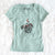 Valentine Big P the English Mastiff - Women's V-neck Shirt