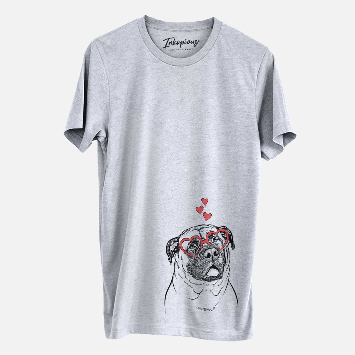 Valentine Big P the English Mastiff - Unisex Crewneck
