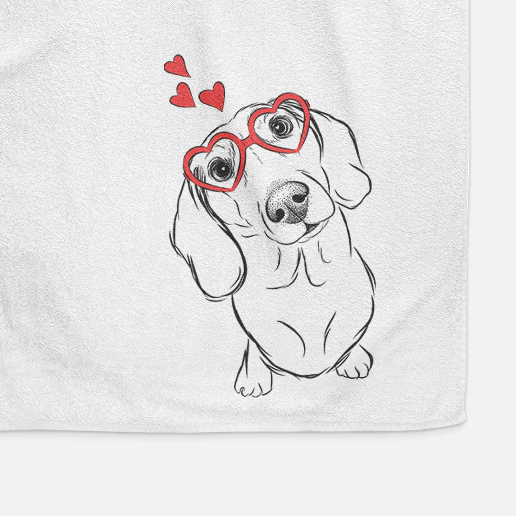 Bill the Dachshund Decorative Hand Towel