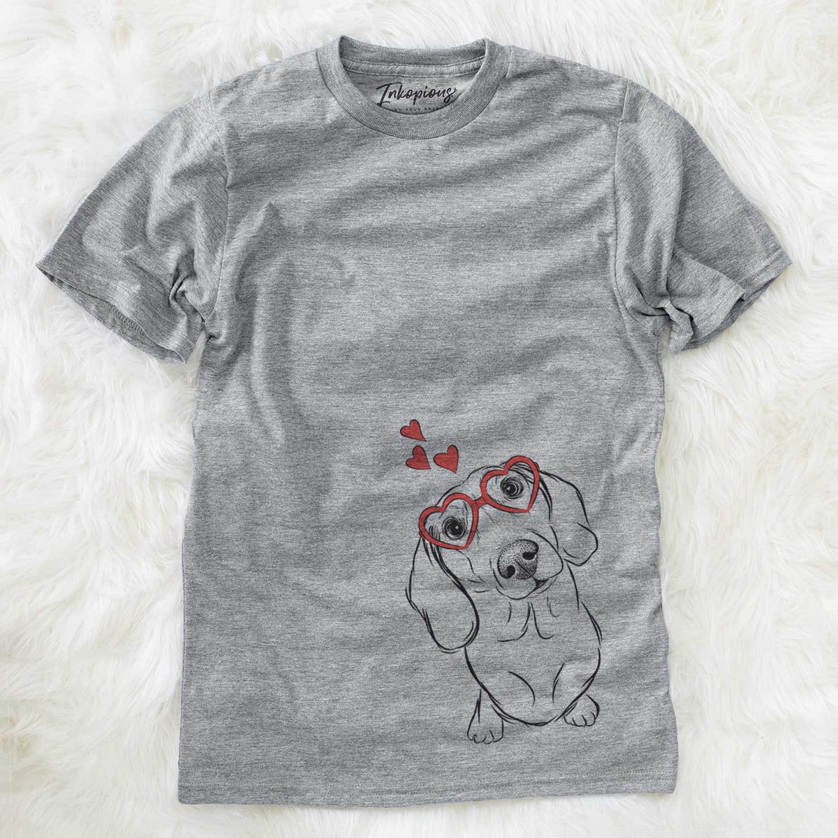 Valentine Bill the Dachshund - Unisex Crewneck