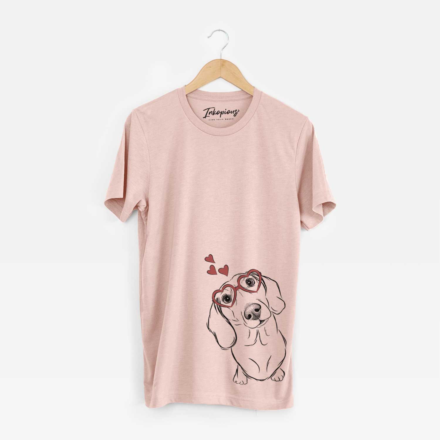 Valentine Bill the Dachshund - Unisex Crewneck