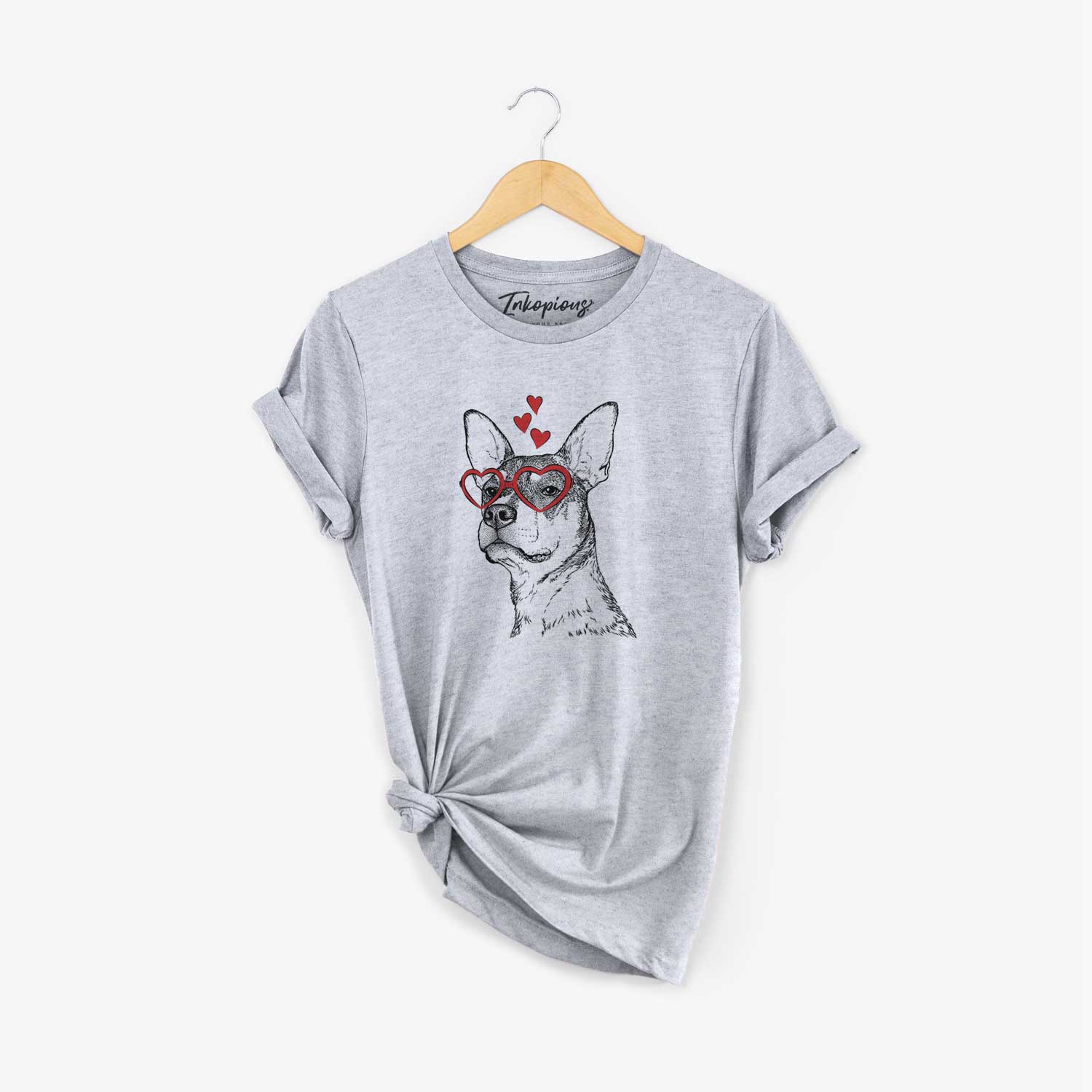 Valentine Bill the Heeler Mix - Unisex Crewneck