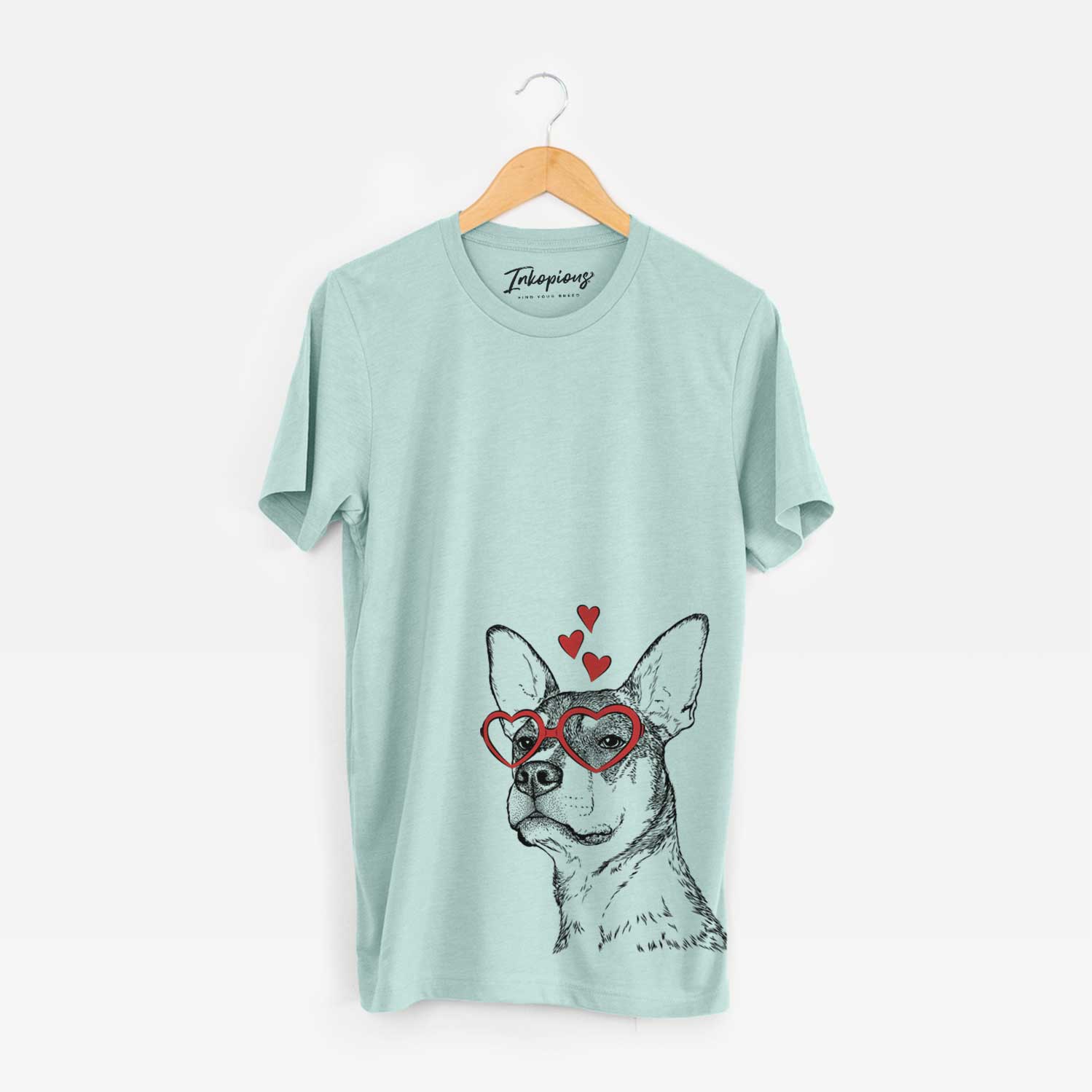 Valentine Bill the Heeler Mix - Unisex Crewneck