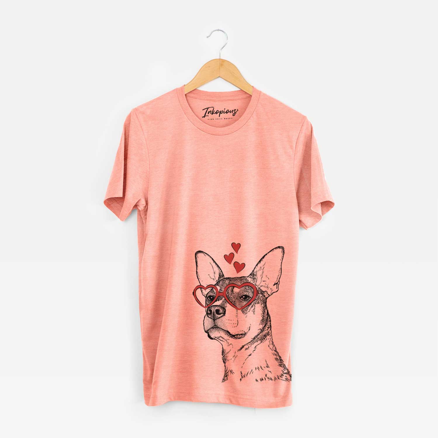 Valentine Bill the Heeler Mix - Unisex Crewneck