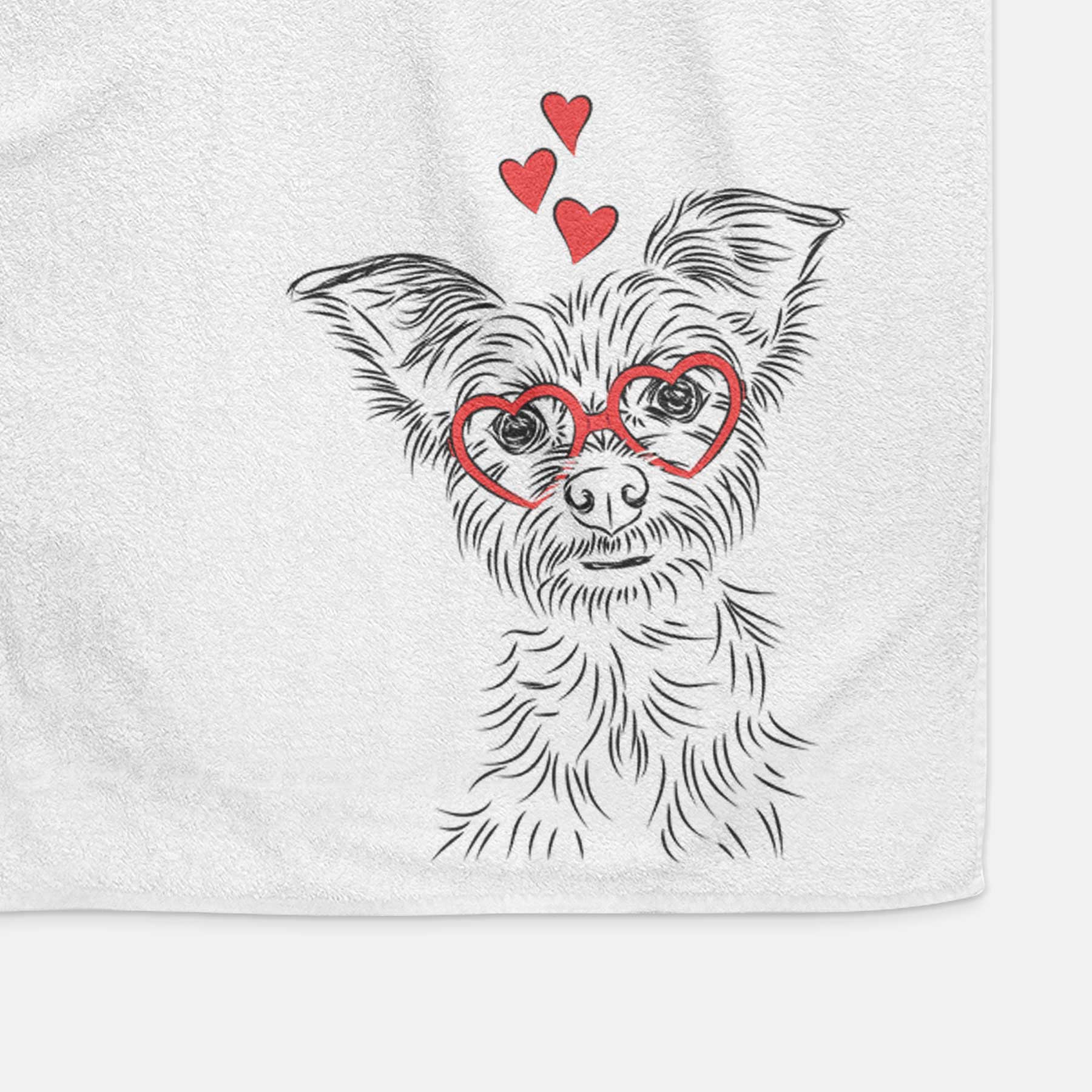 Bingo the Yorkshire Terrier Decorative Hand Towel