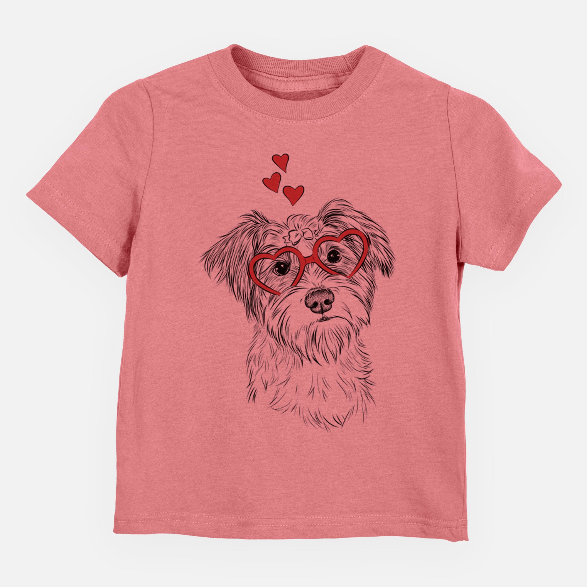 Valentine Birdee the Schnauzer Mix - Kids/Youth/Toddler Shirt