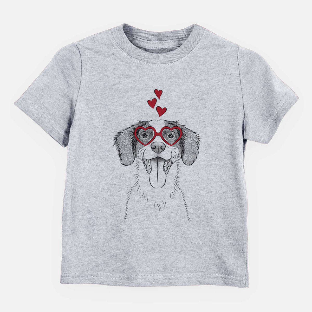 Valentine Birdie the Brittany - Kids/Youth/Toddler Shirt