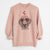 Valentine Blossom the Poodle - Unisex Pigment Dyed Crew Sweatshirt