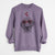 Valentine Blossom the Poodle - Unisex Pigment Dyed Crew Sweatshirt