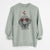 Valentine Blossom the Poodle - Unisex Pigment Dyed Crew Sweatshirt