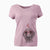 Valentine Blossom the Poodle - Women's V-neck Shirt