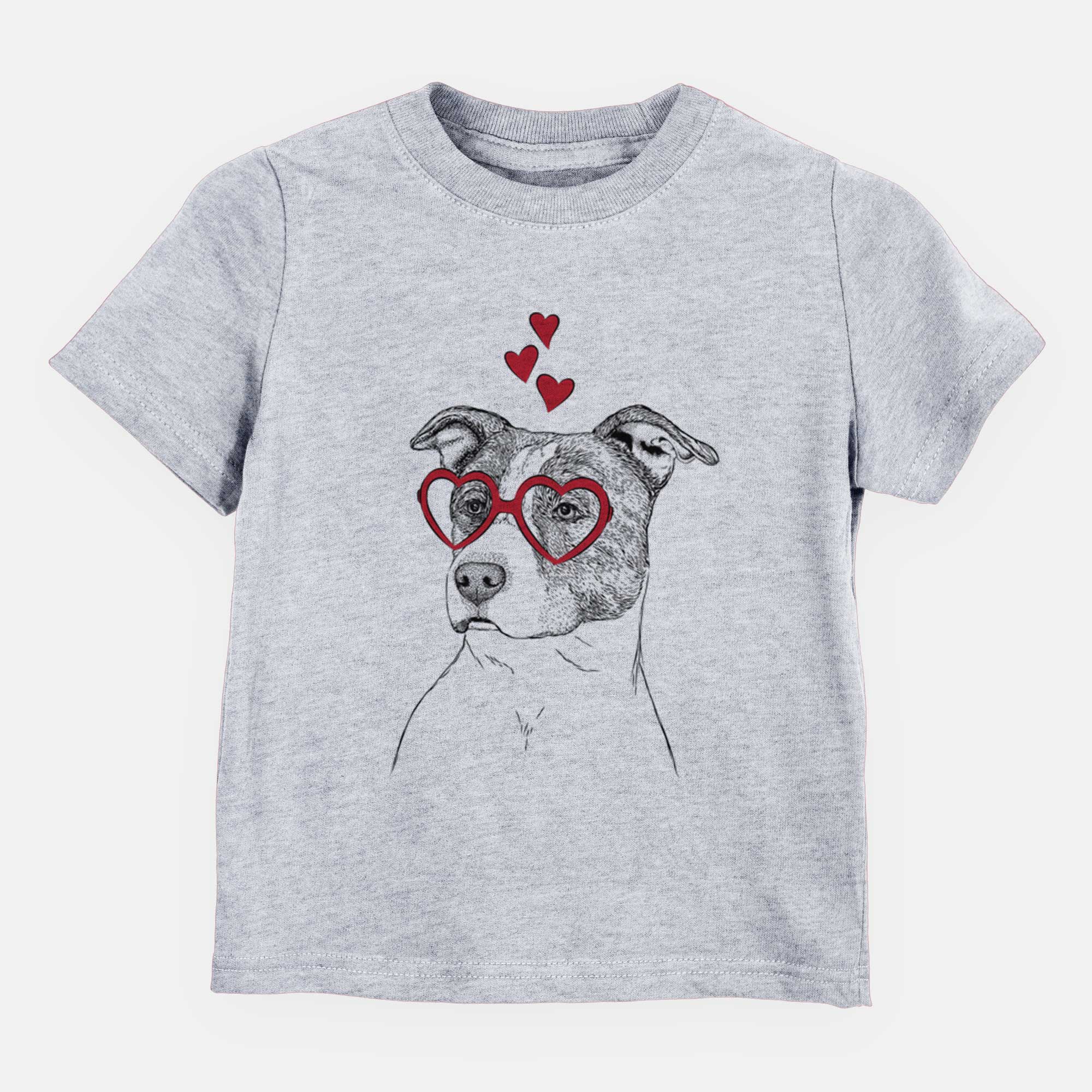 Valentine Blu the Pitbull - Kids/Youth/Toddler Shirt