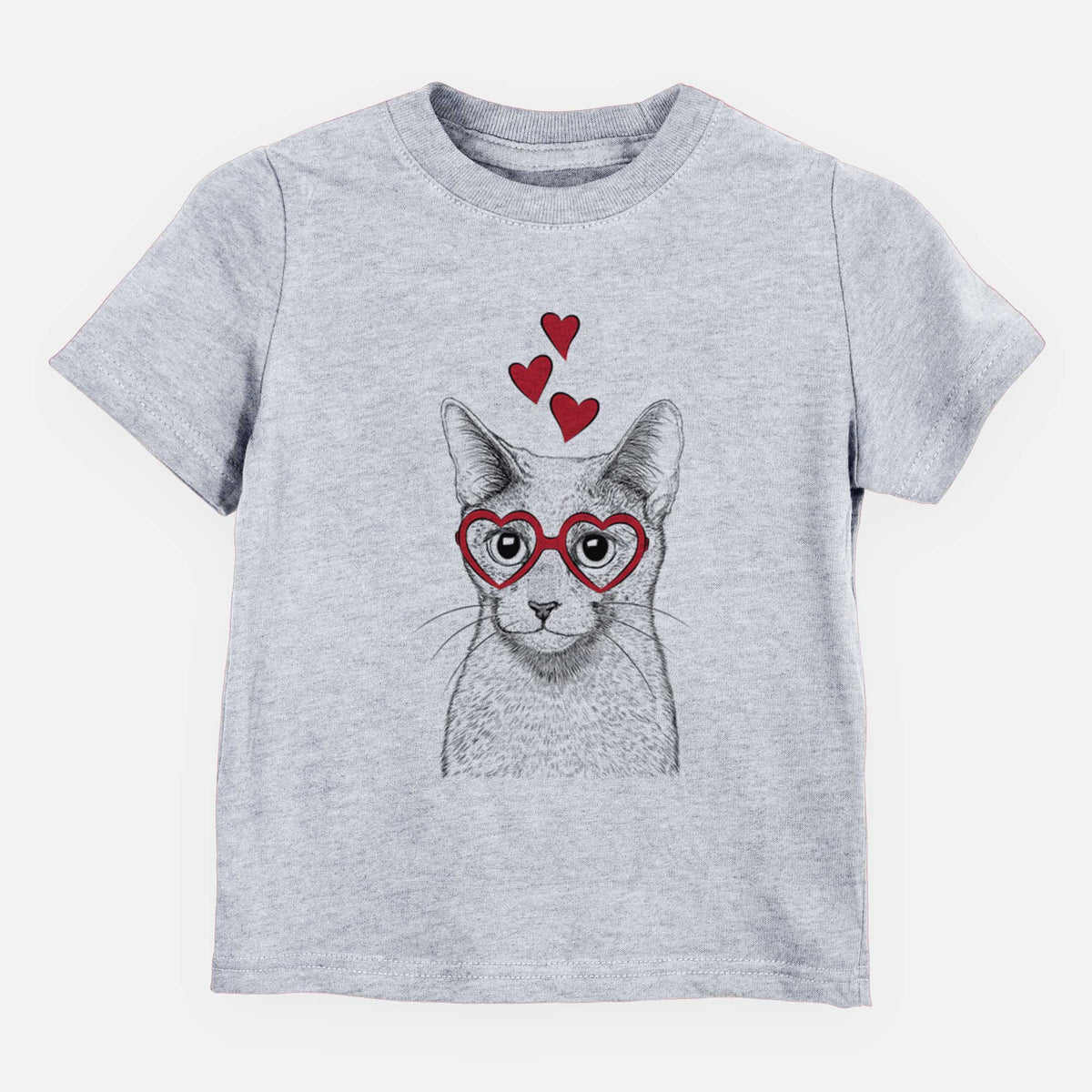 Valentine Blue the Russsian Blue Cat - Kids/Youth/Toddler Shirt