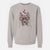 Valentine Bo the American Akita - Unisex Pigment Dyed Crew Sweatshirt