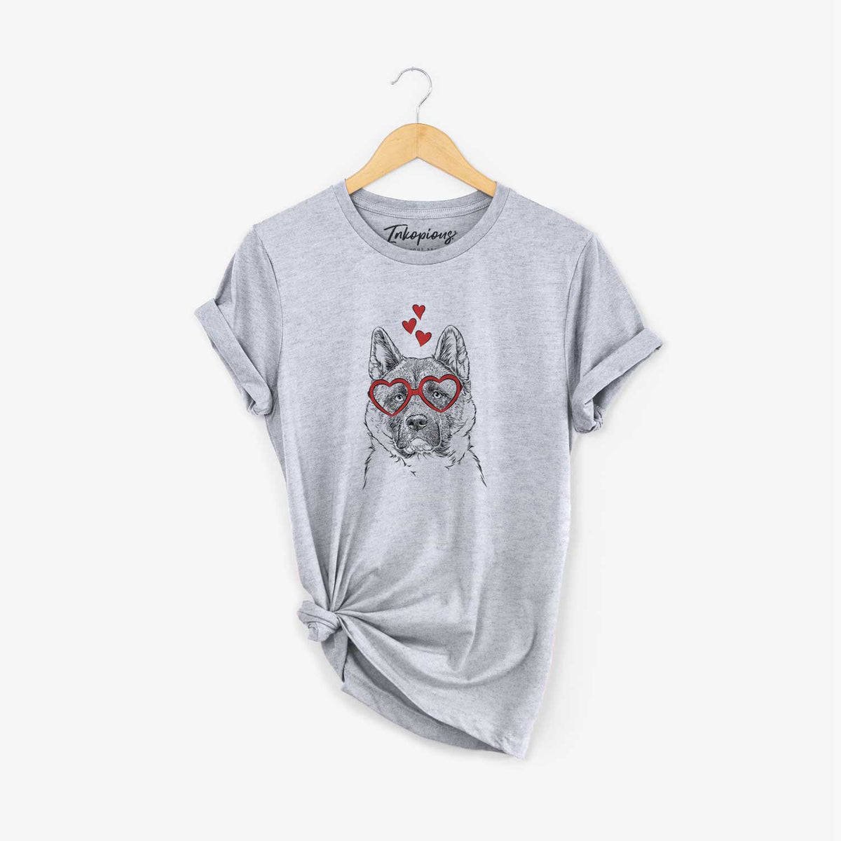 Valentine Bo the American Akita - Unisex Crewneck