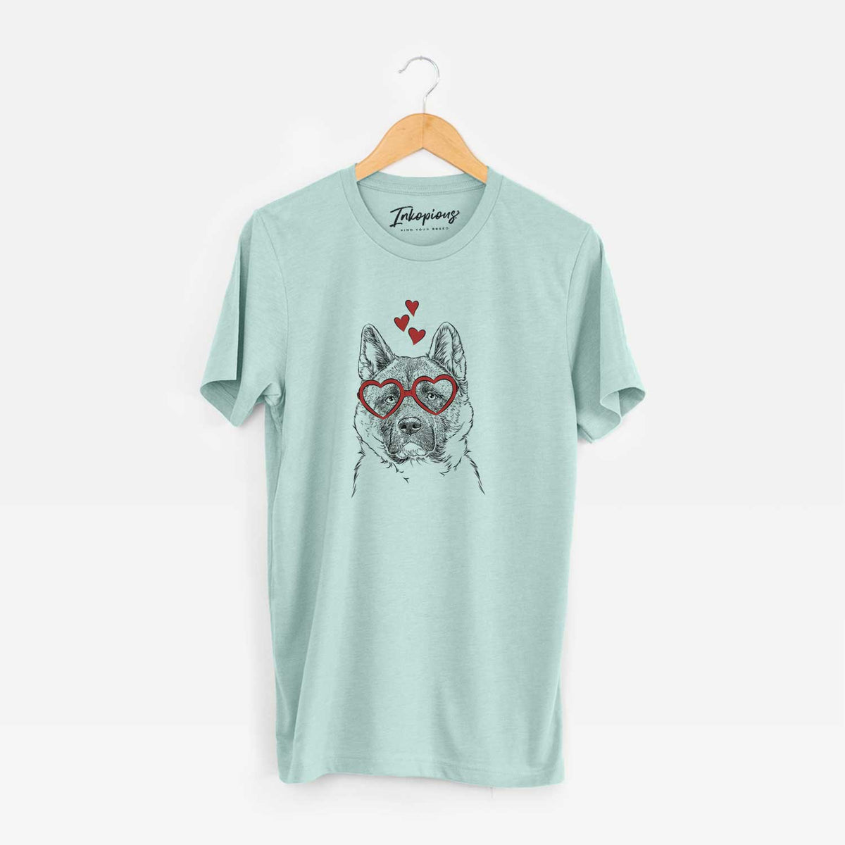 Valentine Bo the American Akita - Unisex Crewneck