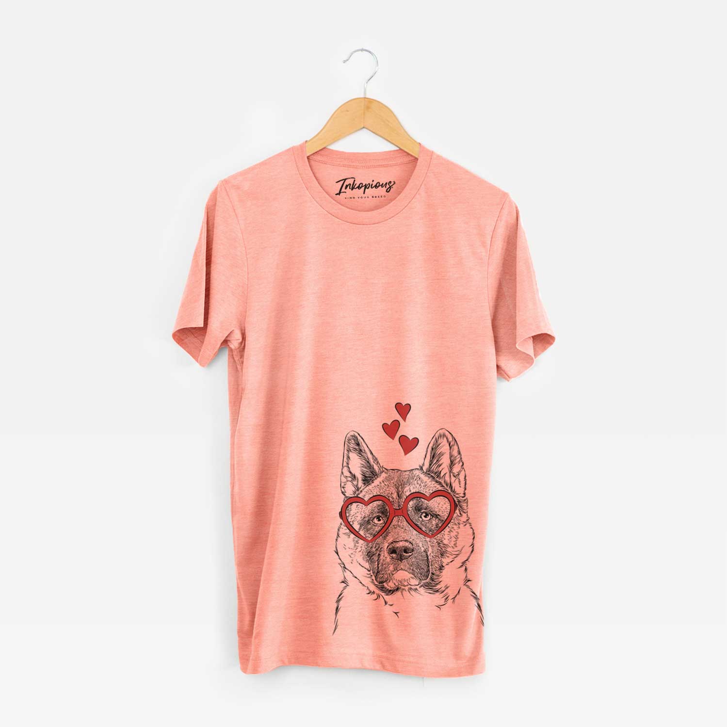 Valentine Bo the American Akita - Unisex Crewneck