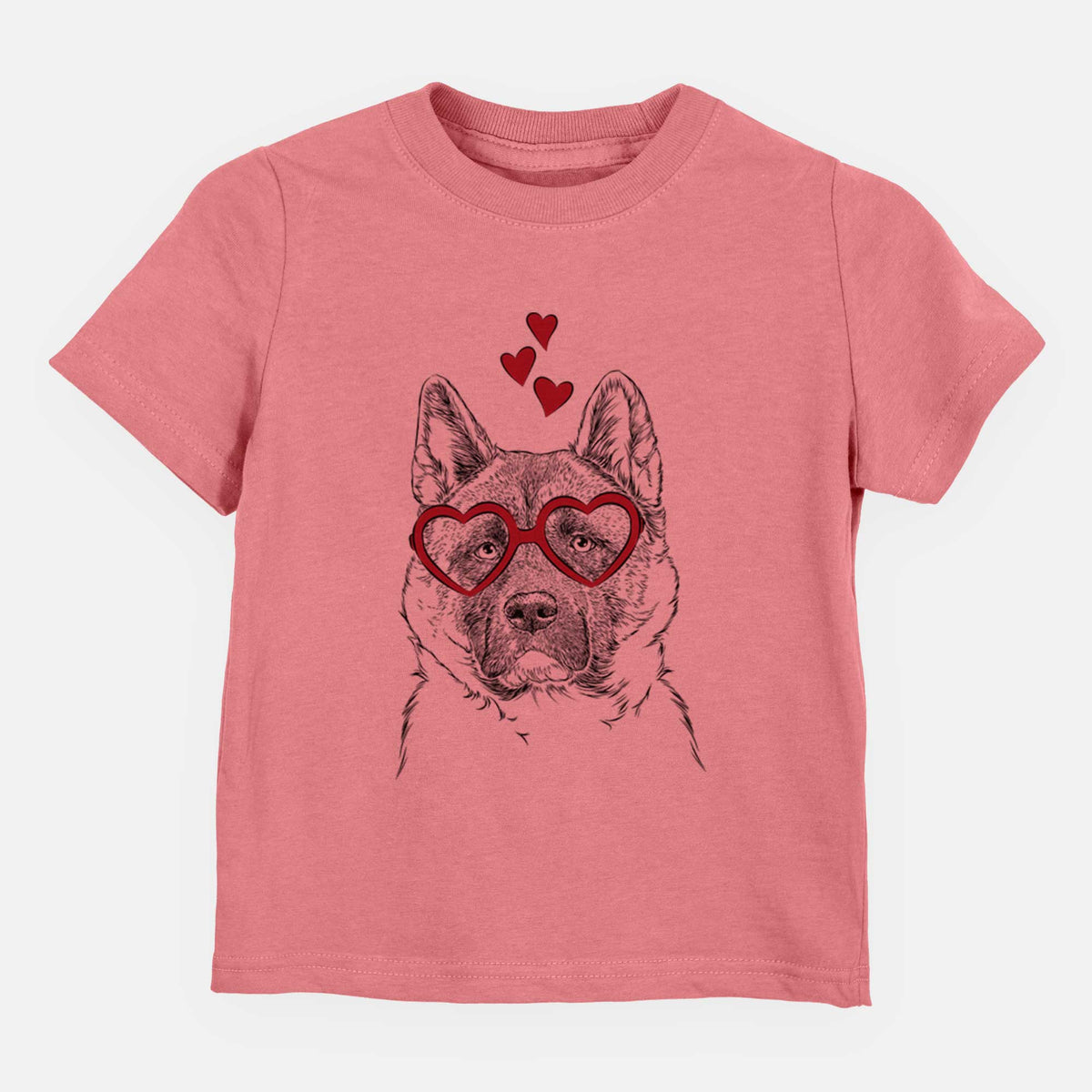Valentine Bo the American Akita - Kids/Youth/Toddler Shirt