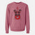 Valentine Bo the Boxer - Unisex Pigment Dyed Crew Sweatshirt