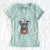 Valentine Bo the Boxer - Women's V-neck Shirt