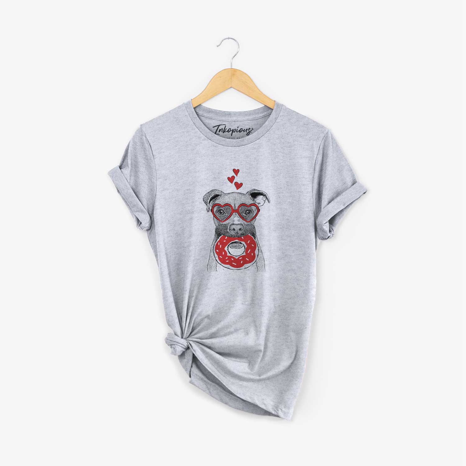 Valentine Bo the Boxer - Unisex Crewneck