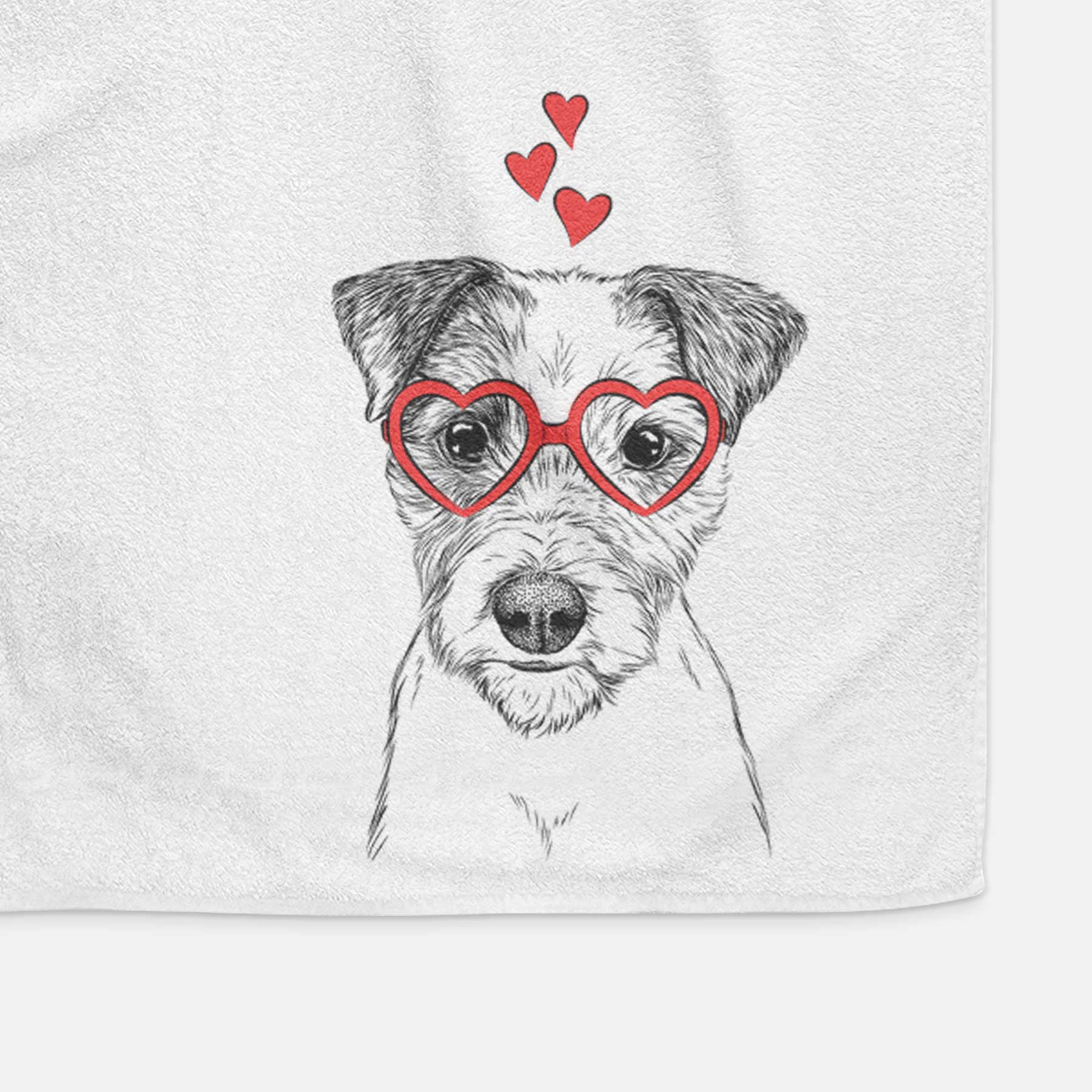 Bogart the Parson Russell Terrier Decorative Hand Towel