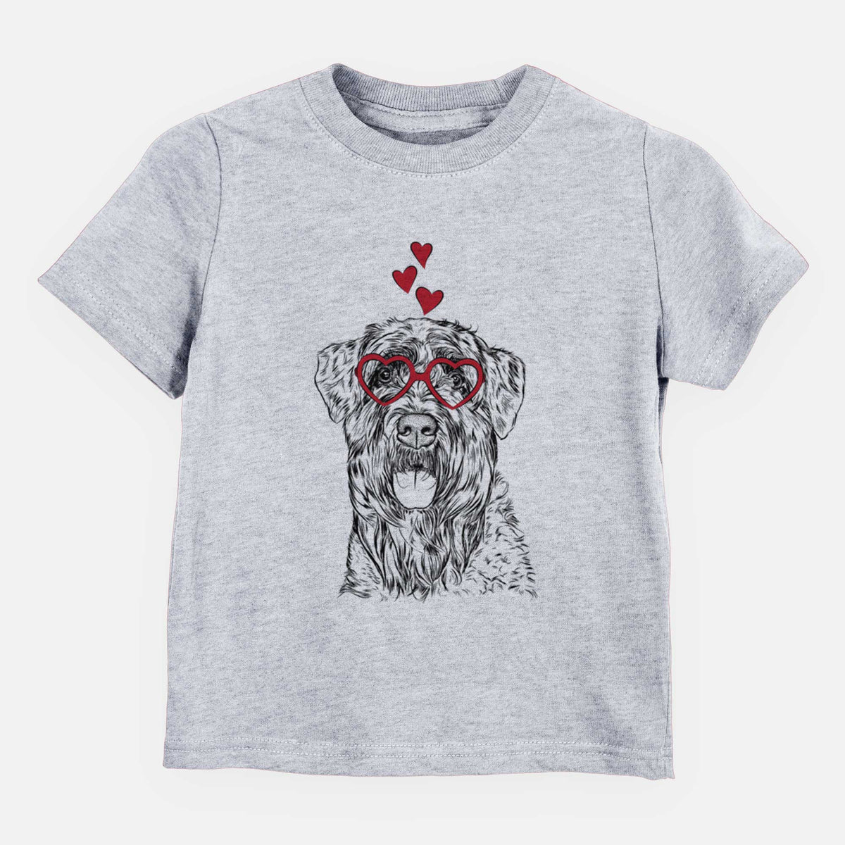 Valentine Bonnie the Bouvier Des Flandres - Kids/Youth/Toddler Shirt