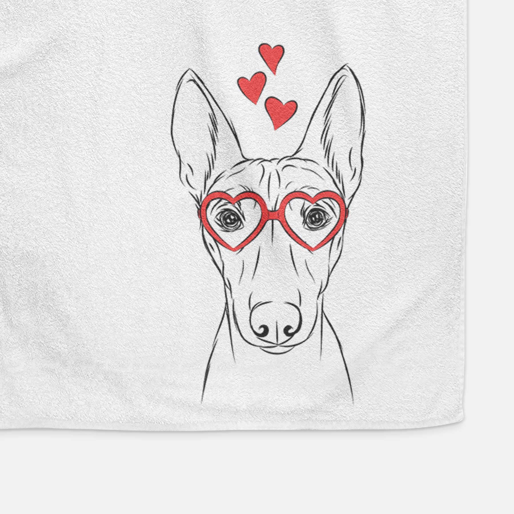 Bonsai the Basenji Decorative Hand Towel