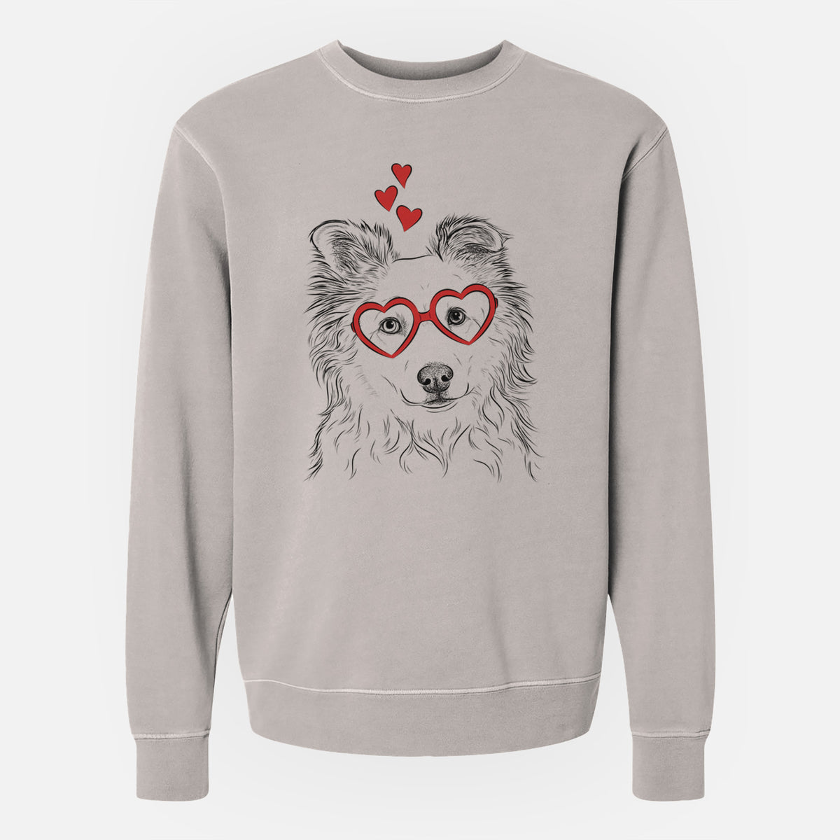 Valentine Bonsai the Mixed Breed - Unisex Pigment Dyed Crew Sweatshirt