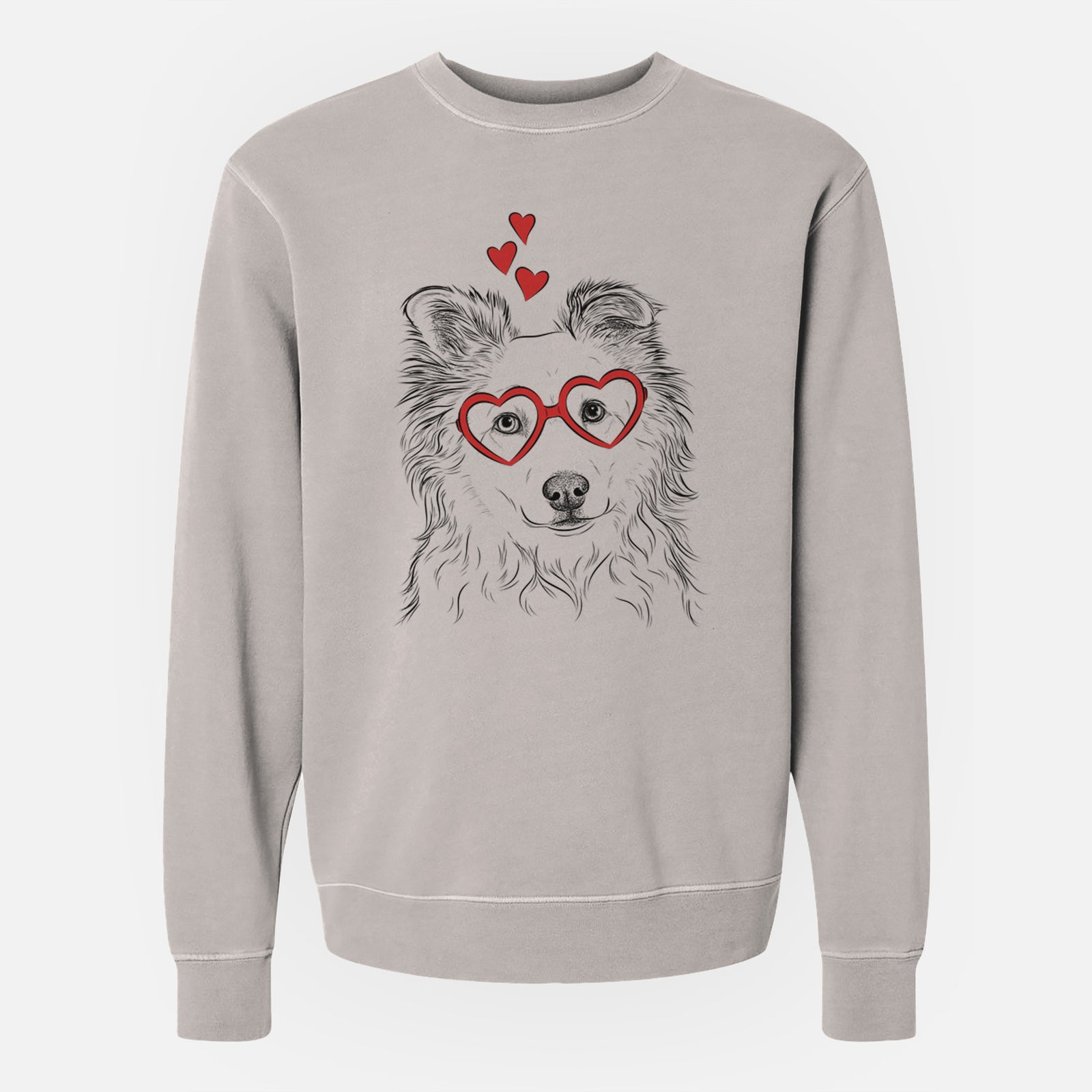 Valentine Bonsai the Mixed Breed - Unisex Pigment Dyed Crew Sweatshirt