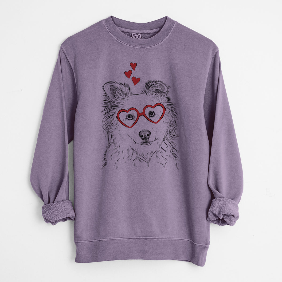 Valentine Bonsai the Mixed Breed - Unisex Pigment Dyed Crew Sweatshirt