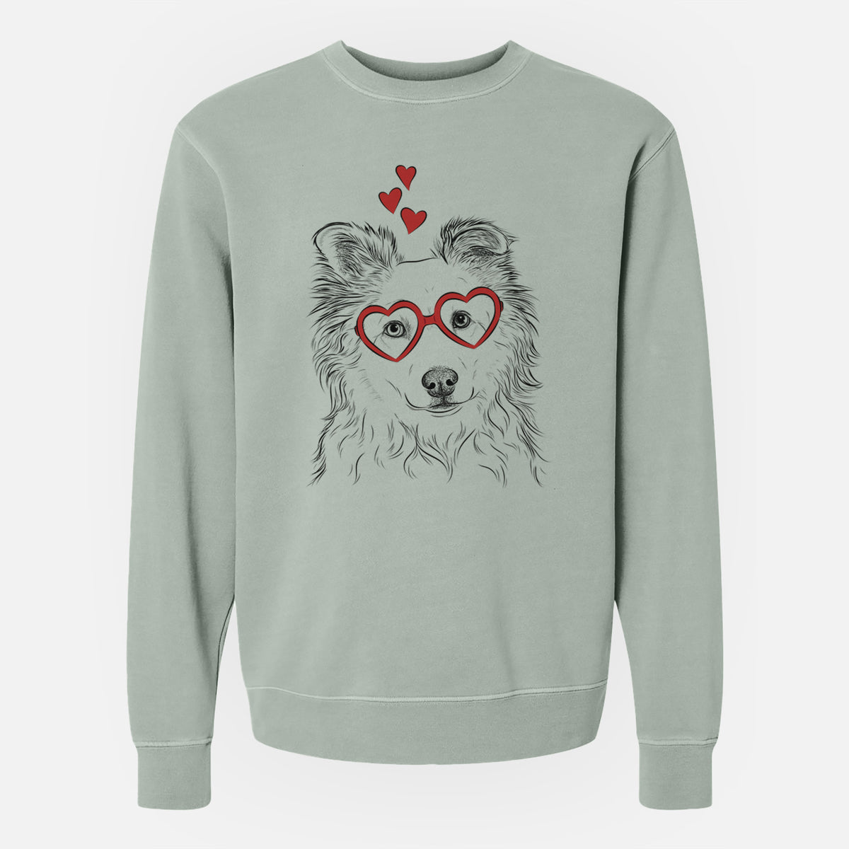 Valentine Bonsai the Mixed Breed - Unisex Pigment Dyed Crew Sweatshirt