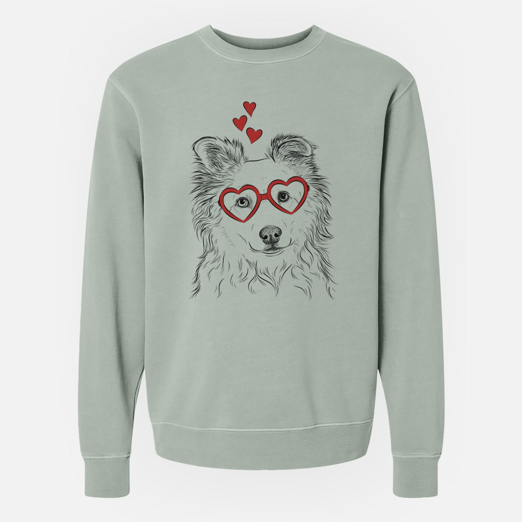 Valentine Bonsai the Mixed Breed - Unisex Pigment Dyed Crew Sweatshirt