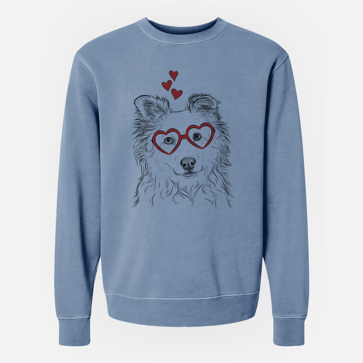 Valentine Bonsai the Mixed Breed - Unisex Pigment Dyed Crew Sweatshirt