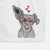 Boodles the Schnauzer Mix Decorative Hand Towel