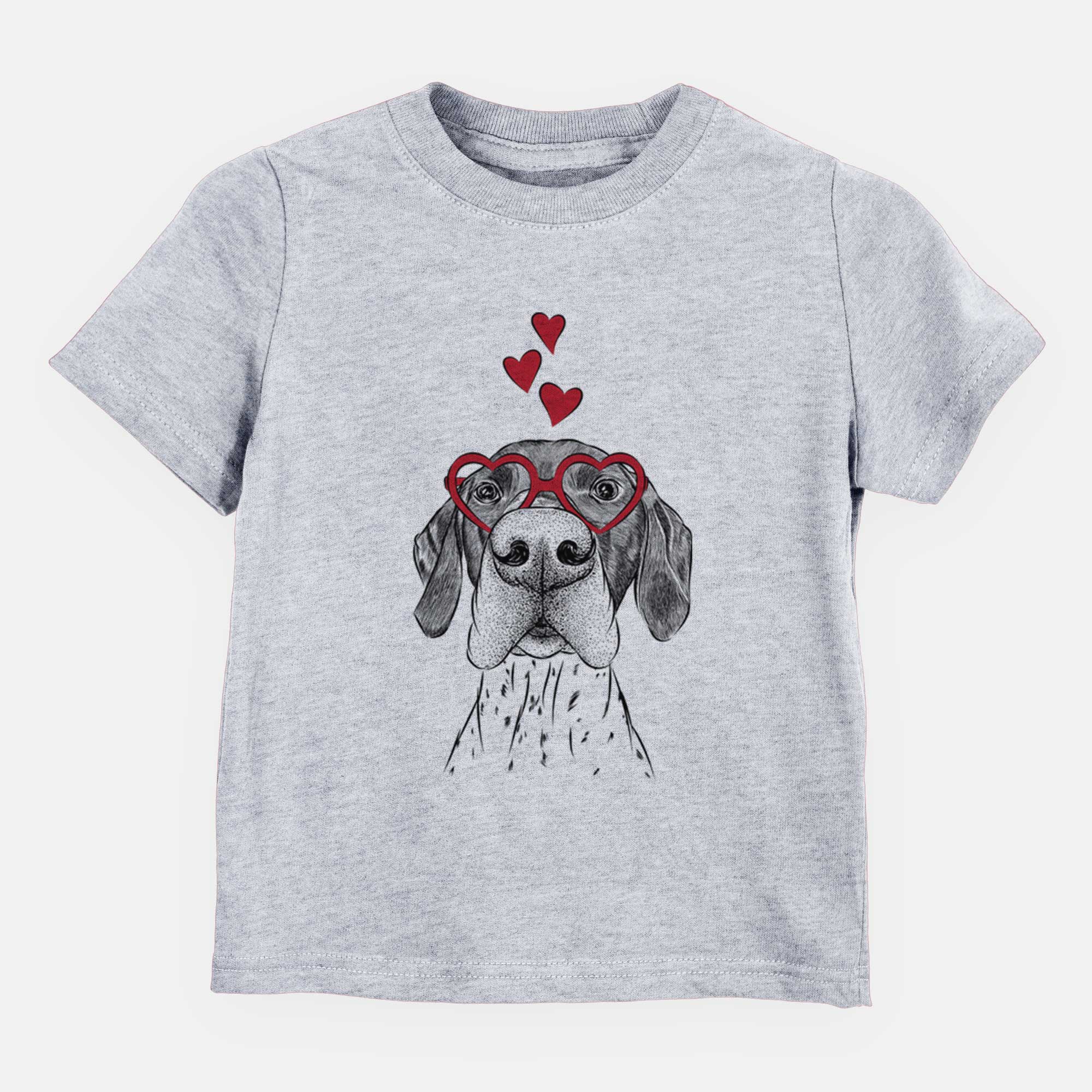 Valentine Booze the German Shorthaired Pointer - Kids/Youth/Toddler Shirt