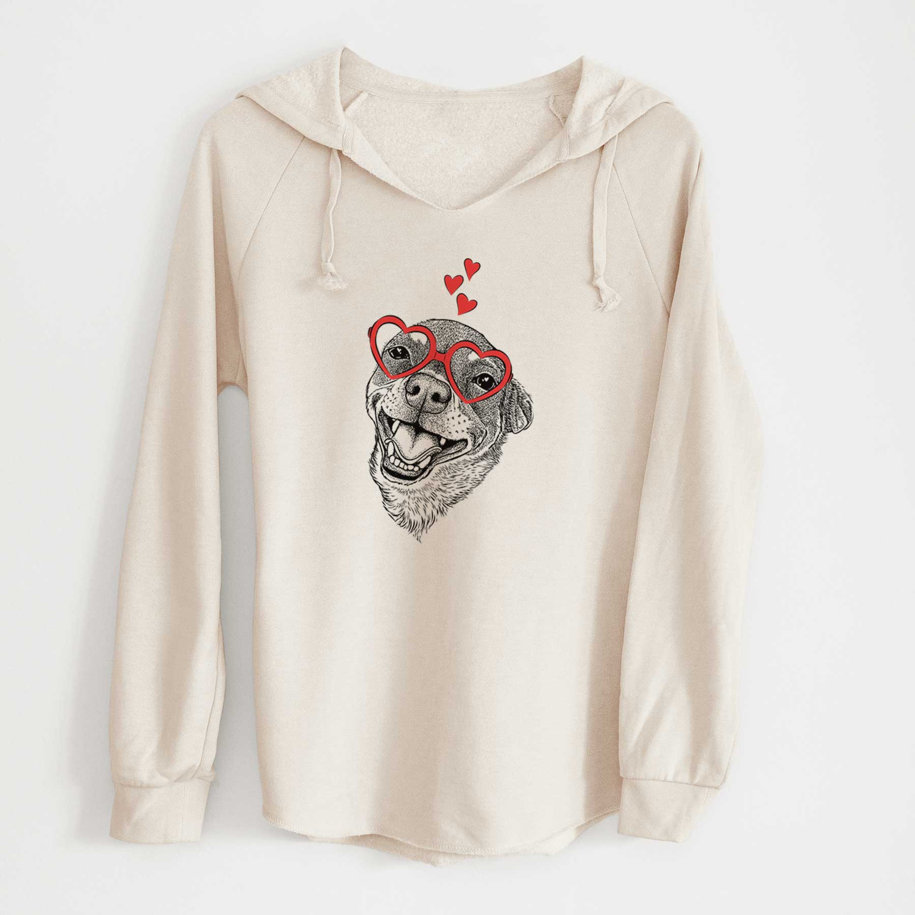 Valentine Boss the Chihuahua - Cali Wave Hooded Sweatshirt