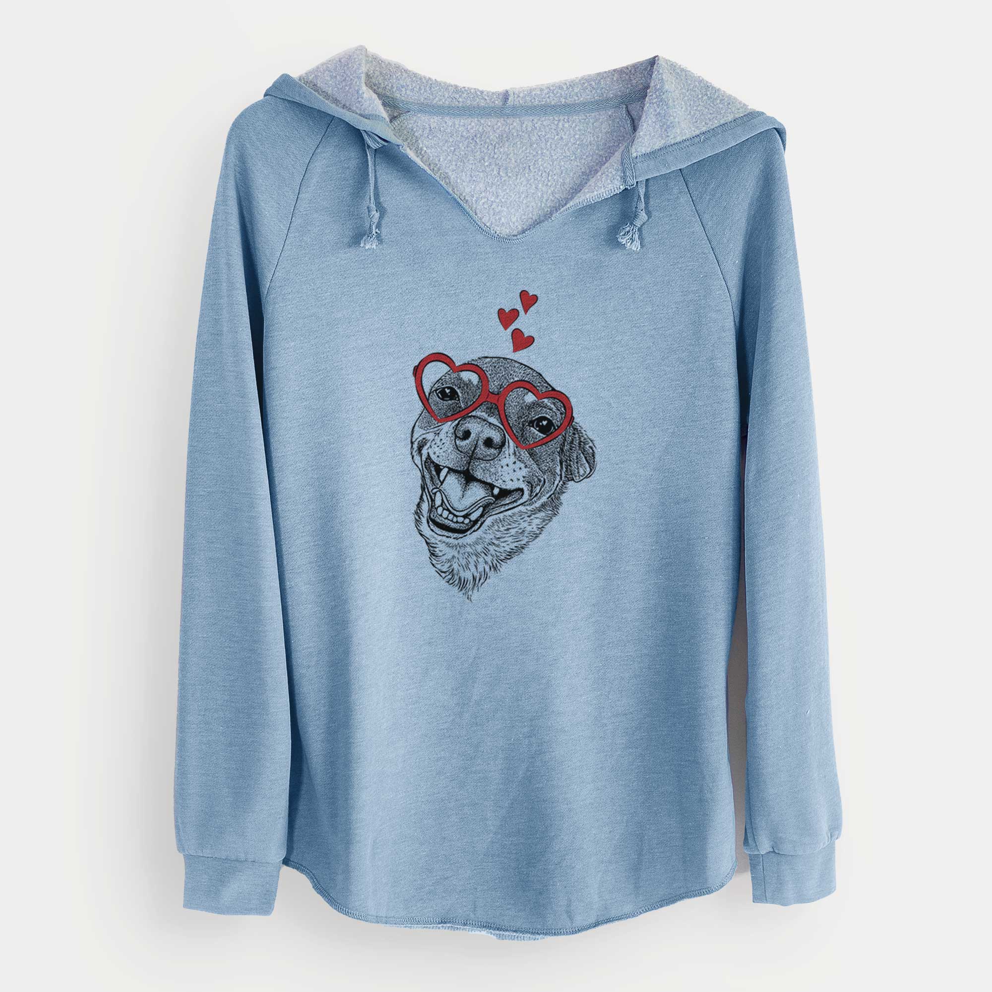 Valentine Boss the Chihuahua - Cali Wave Hooded Sweatshirt