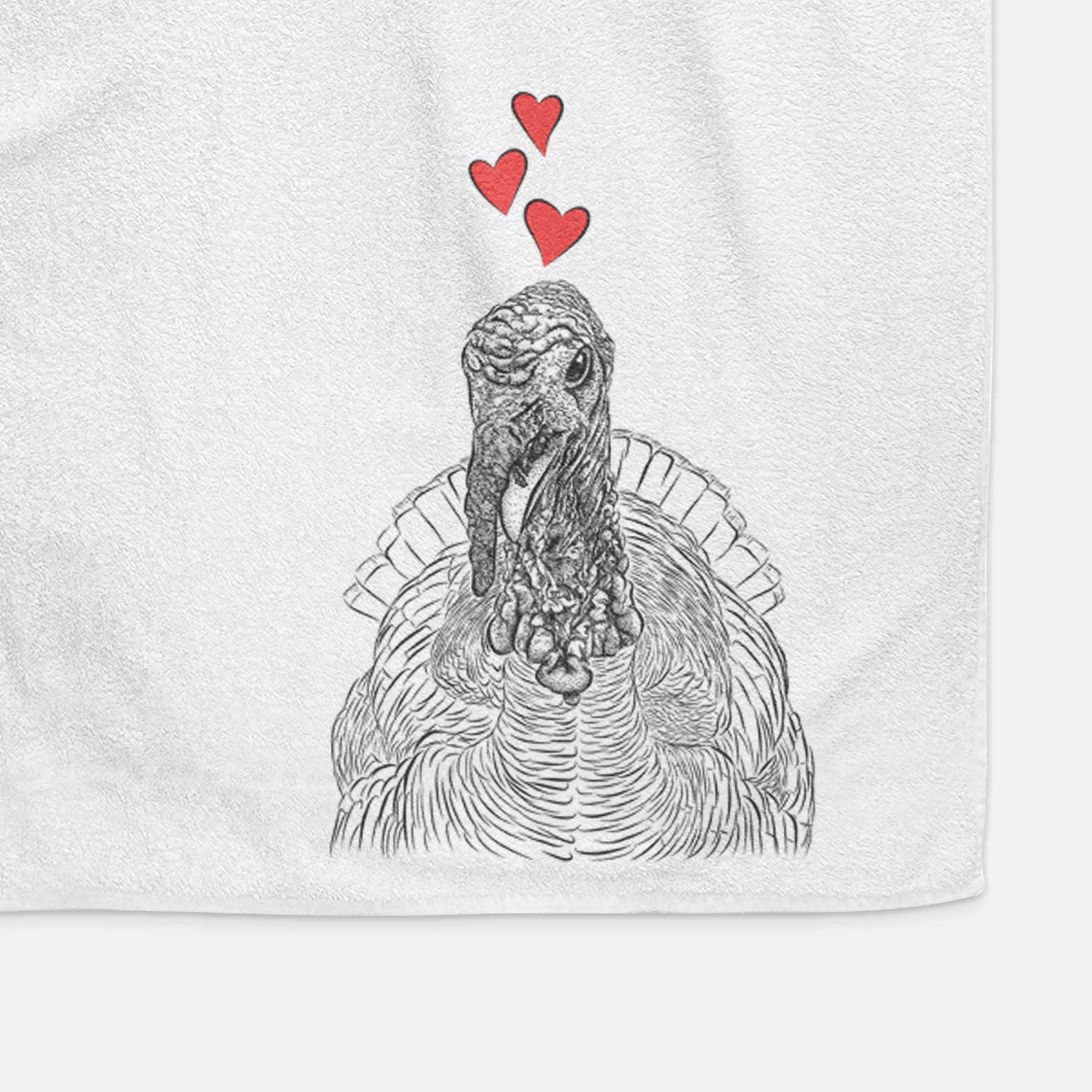 Brady the Turkey Decorative Hand Towel