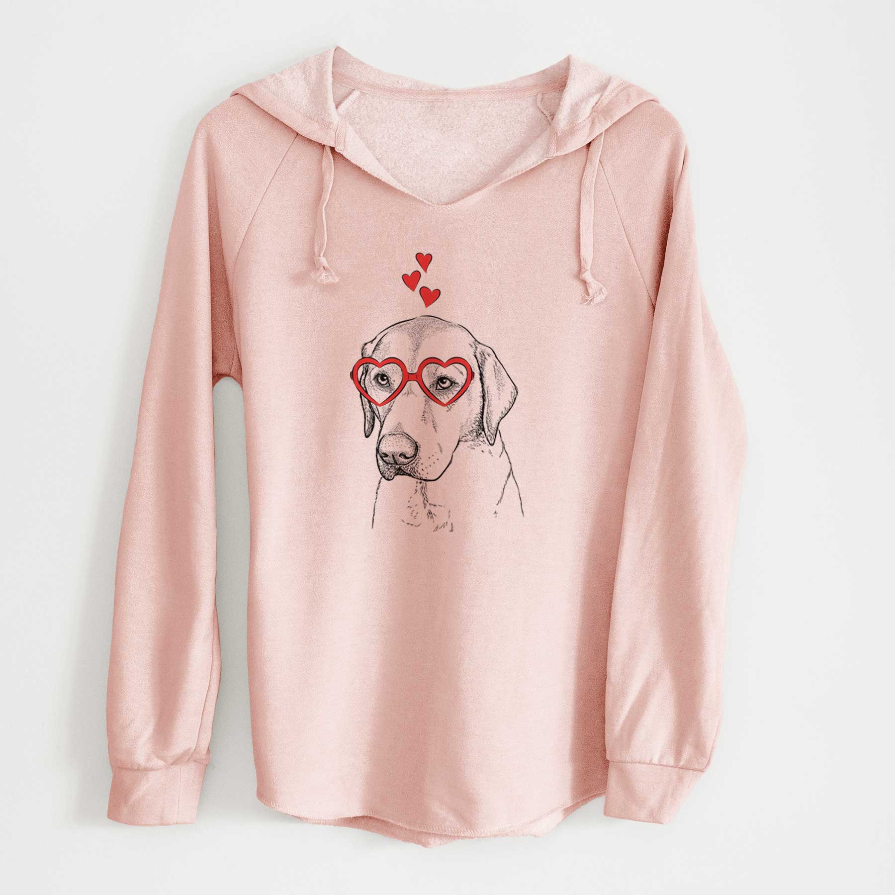 Valentine Braxton the Yellow Lab - Cali Wave Hooded Sweatshirt