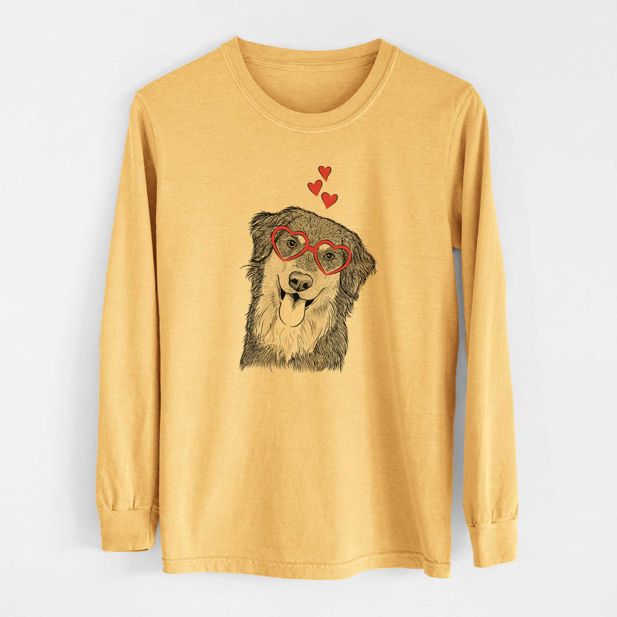 Valentine Brodie the Golden Aussie - Heavyweight 100% Cotton Long Sleeve