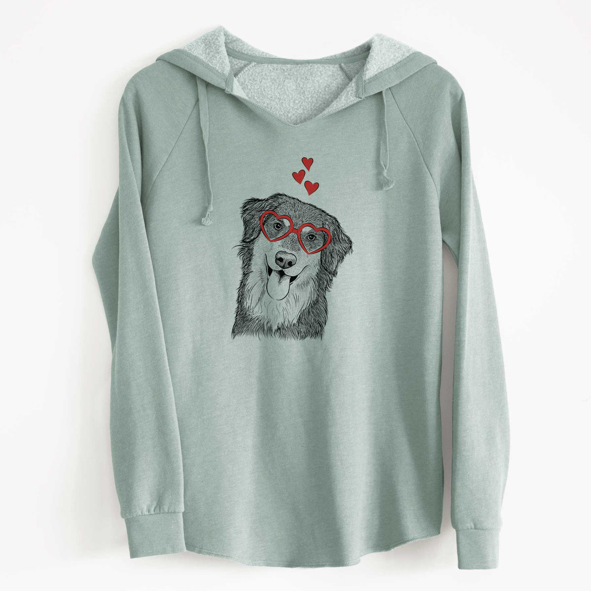 Valentine Brodie the Golden Aussie - Cali Wave Hooded Sweatshirt