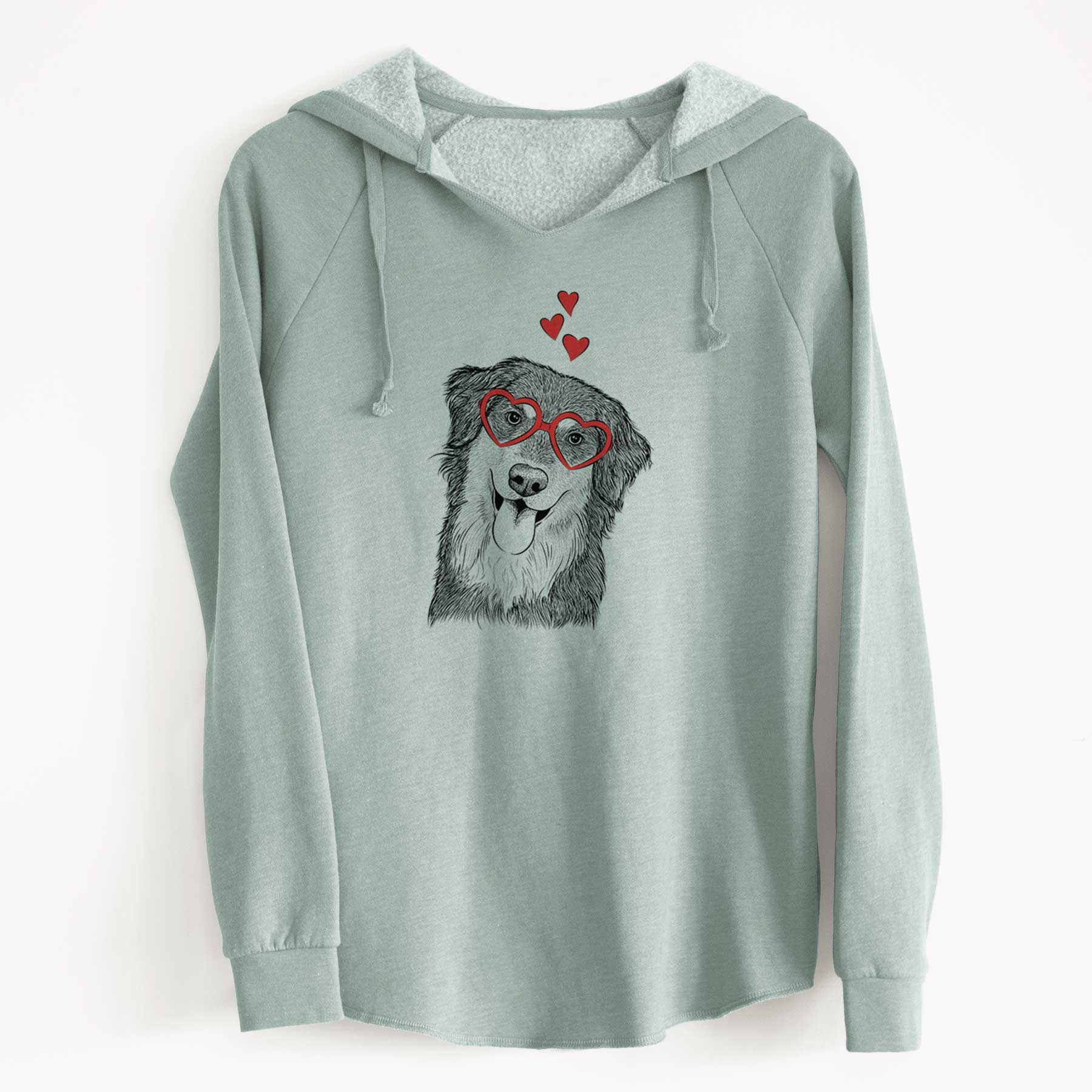 Valentine Brodie the Golden Aussie - Cali Wave Hooded Sweatshirt