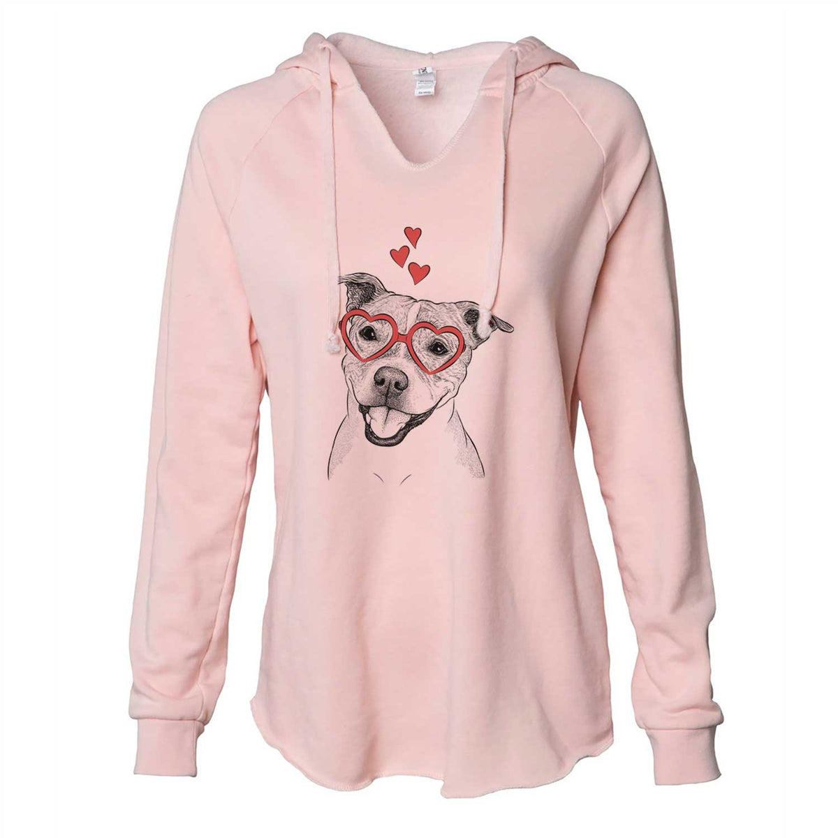 Valentine BrookLyn the Staffordshire Bull Terrier - Cali Wave Hooded Sweatshirt