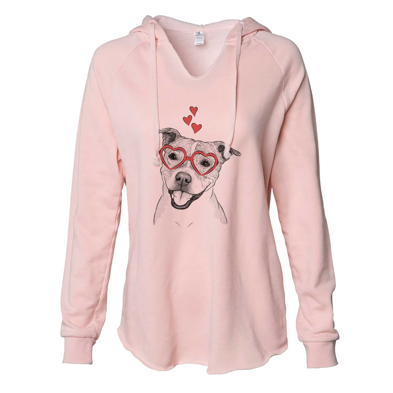 Valentine BrookLyn the Staffordshire Bull Terrier - Cali Wave Hooded Sweatshirt