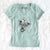 Valentine BrookLyn the Staffordshire Bull Terrier - Women's V-neck Shirt