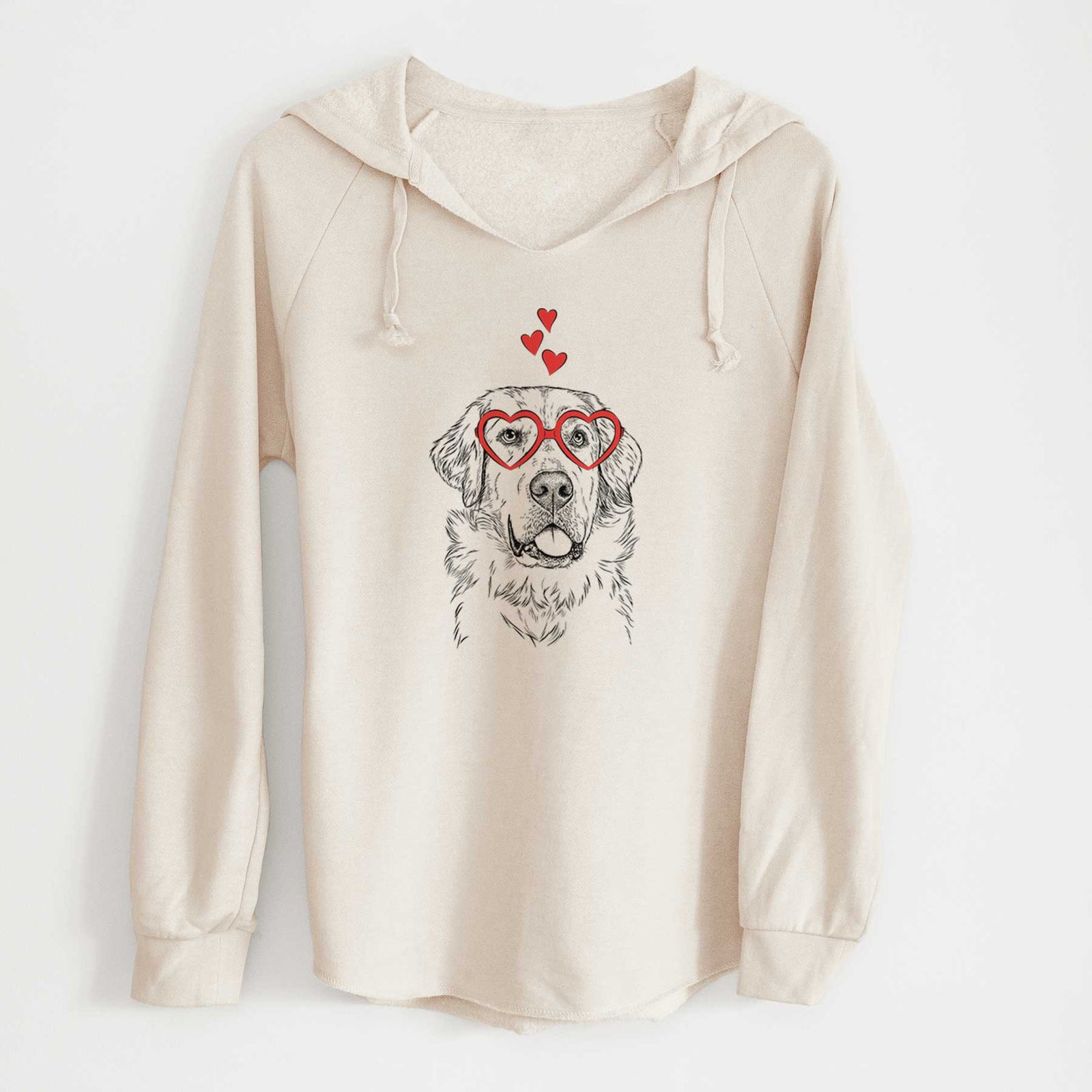 Valentine Brophy the Great Pyrenees - Cali Wave Hooded Sweatshirt