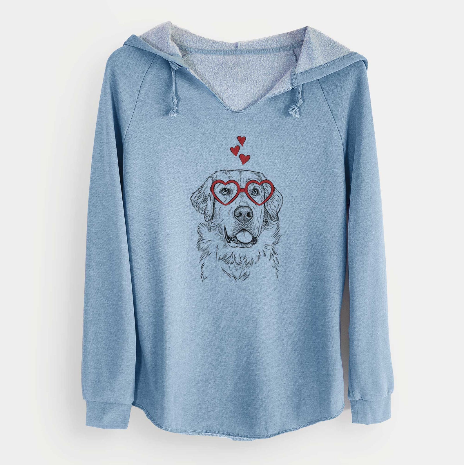 Valentine Brophy the Great Pyrenees - Cali Wave Hooded Sweatshirt
