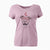 Valentine Bruce the American Staffordshire Terrier - Women's V-neck Shirt