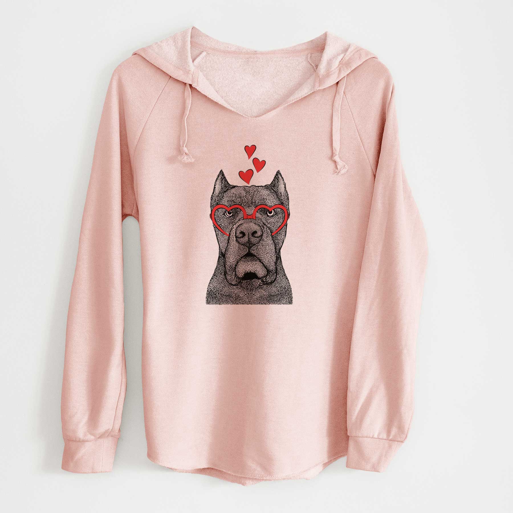 Valentine Bruno the Cane Corso - Cali Wave Hooded Sweatshirt